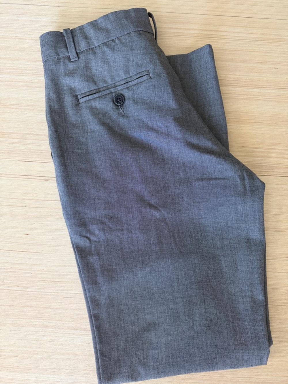 Boys Izod Gray Flatfront Dress Slacks